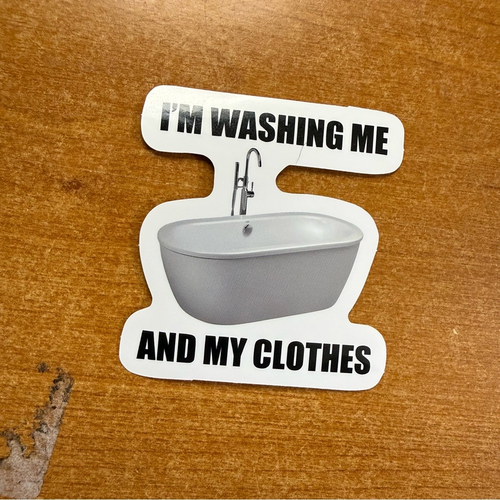 Funny Bathtub Sticker‎